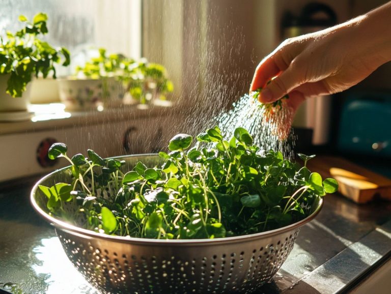 Understanding Microgreen Post-Harvest Care