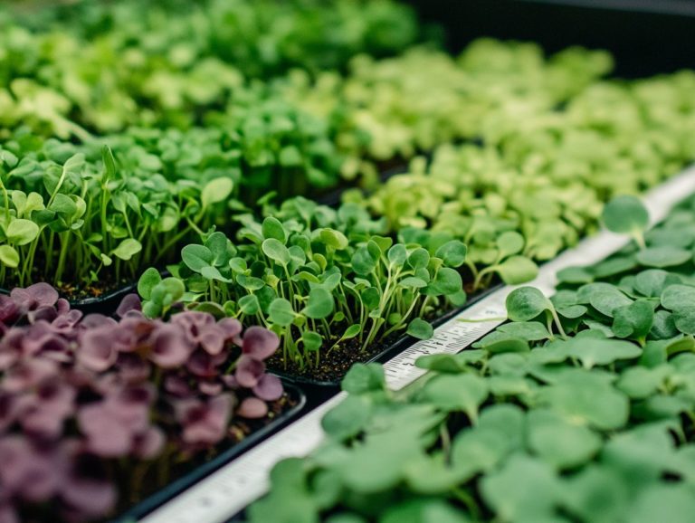 Understanding the Growth Patterns of Microgreen Varieties