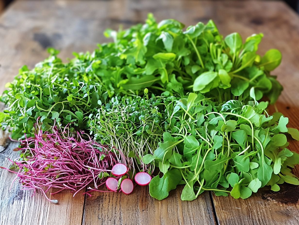 What is the nutritional profile of microgreens?