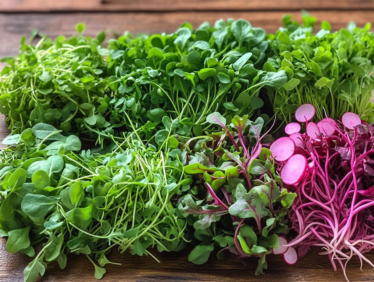 Types of Microgreens