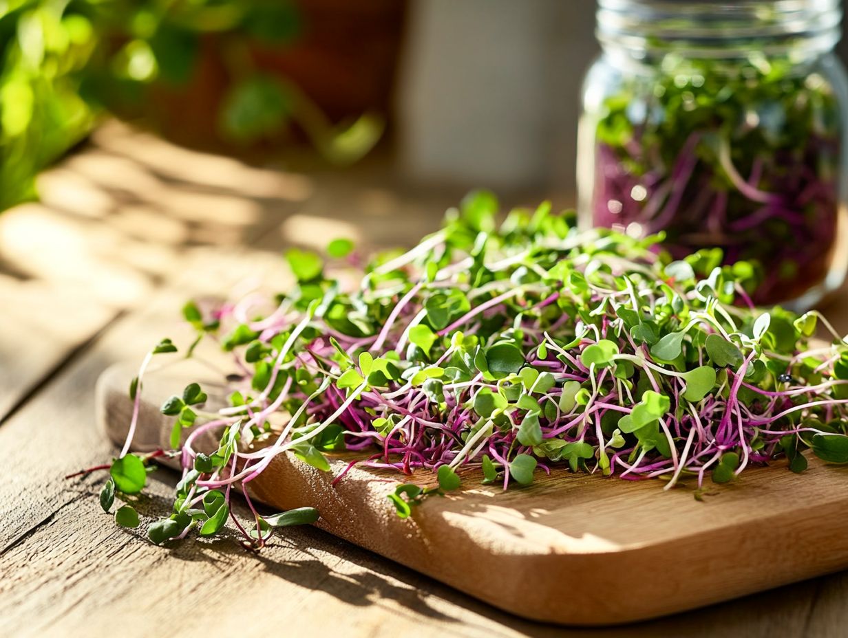 What are microgreens and why are they beneficial?