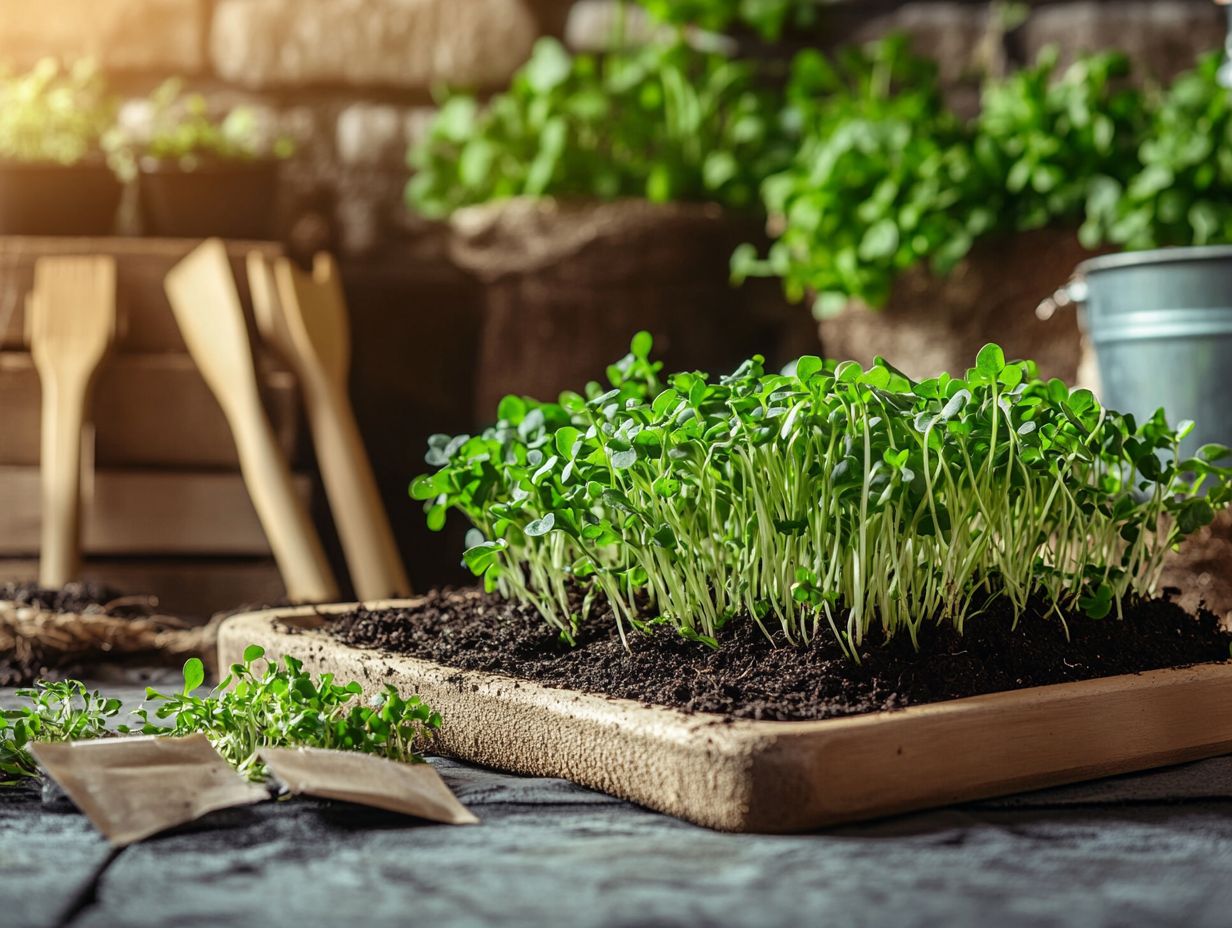 Examples of natural fertilizers for microgreens