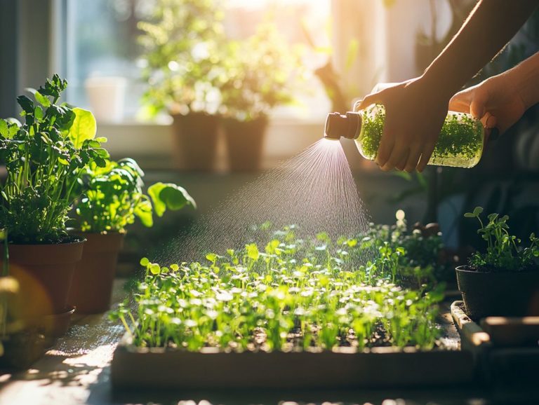 Watering Techniques for Thriving Microgreens