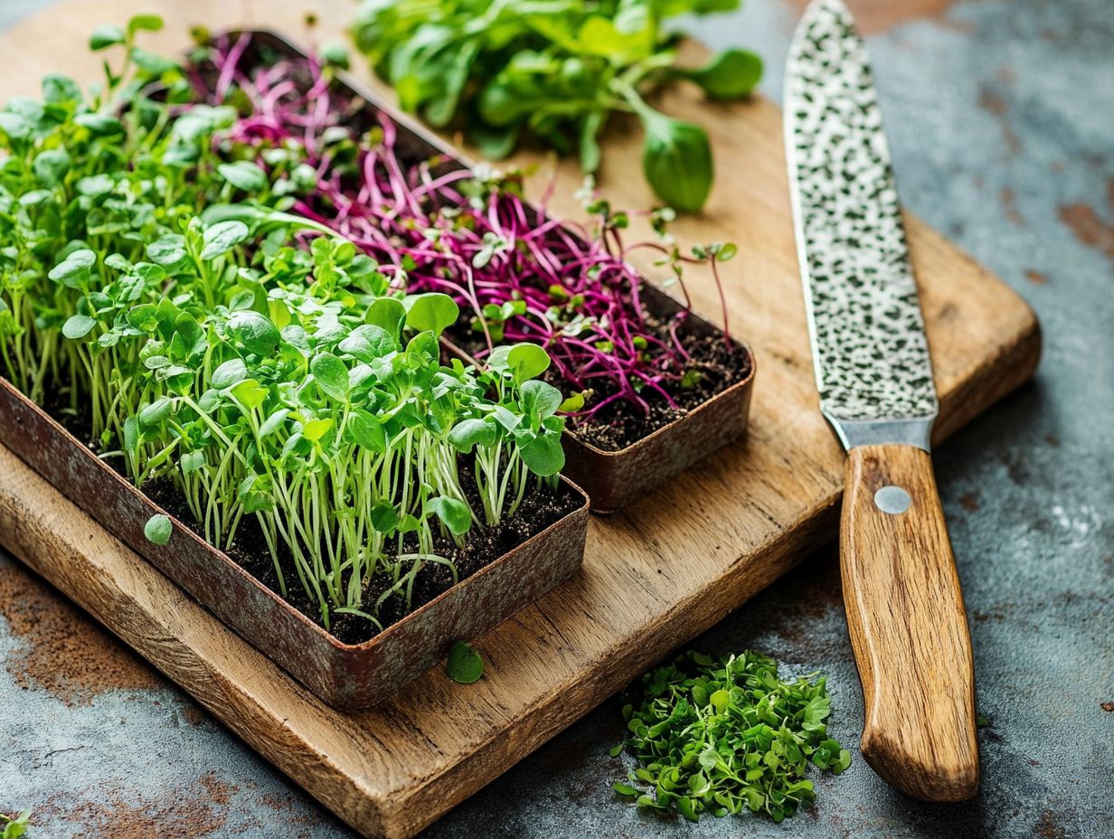 Top Microgreens for Culinary Herbs