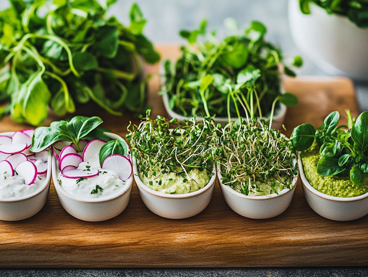 Tips and Recipes for Incorporating Microgreens