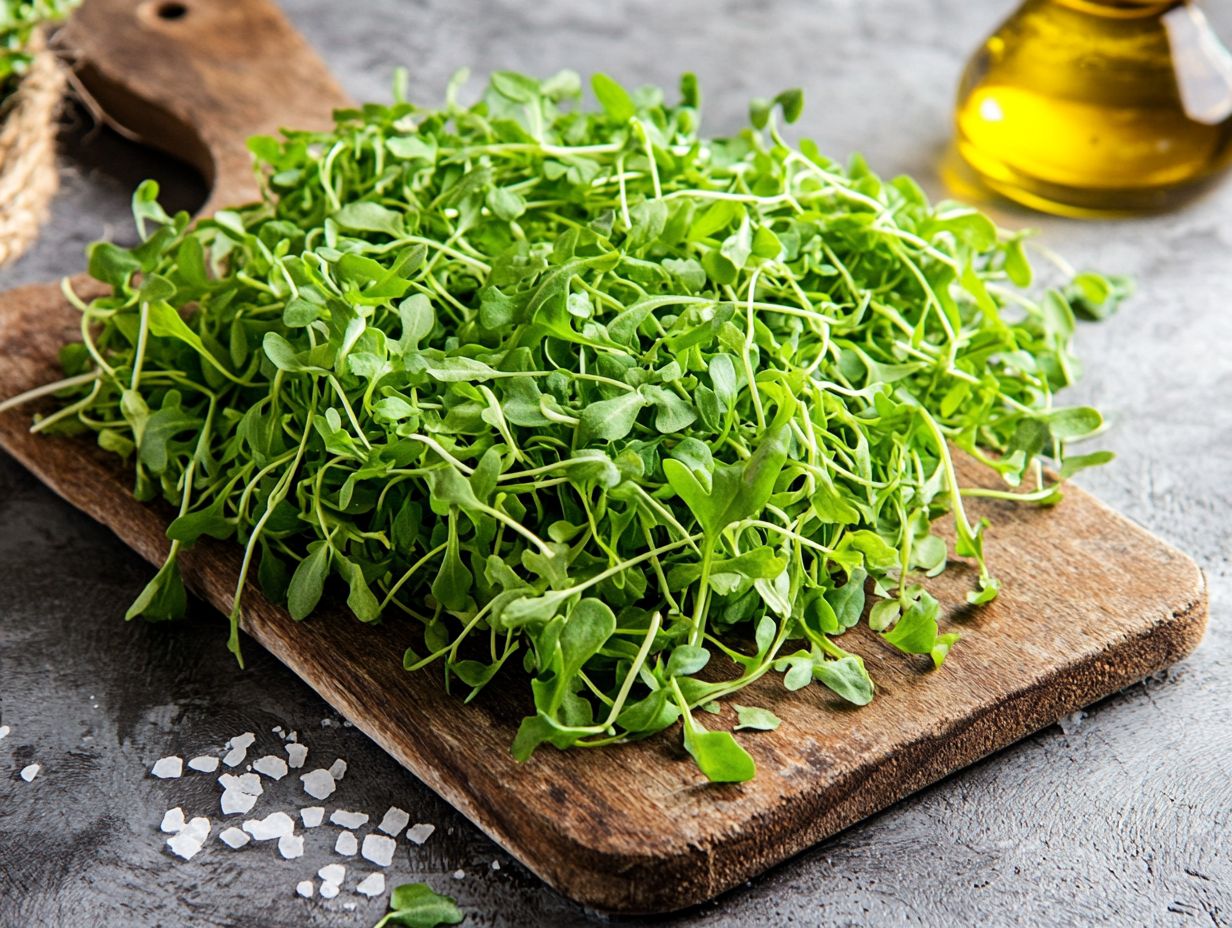 How to Incorporate arugula Microgreens into Your Diet