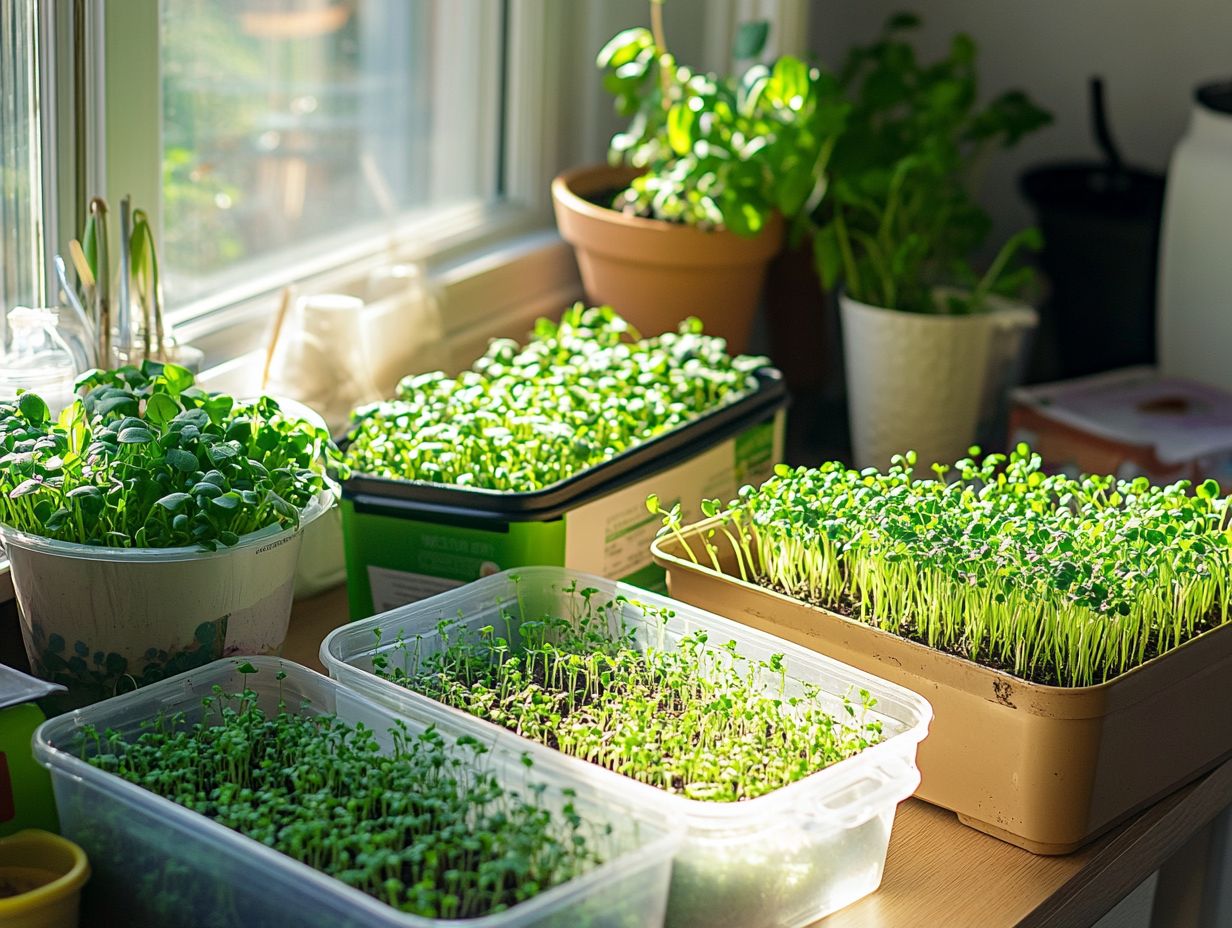 Planting and Caring for Microgreens