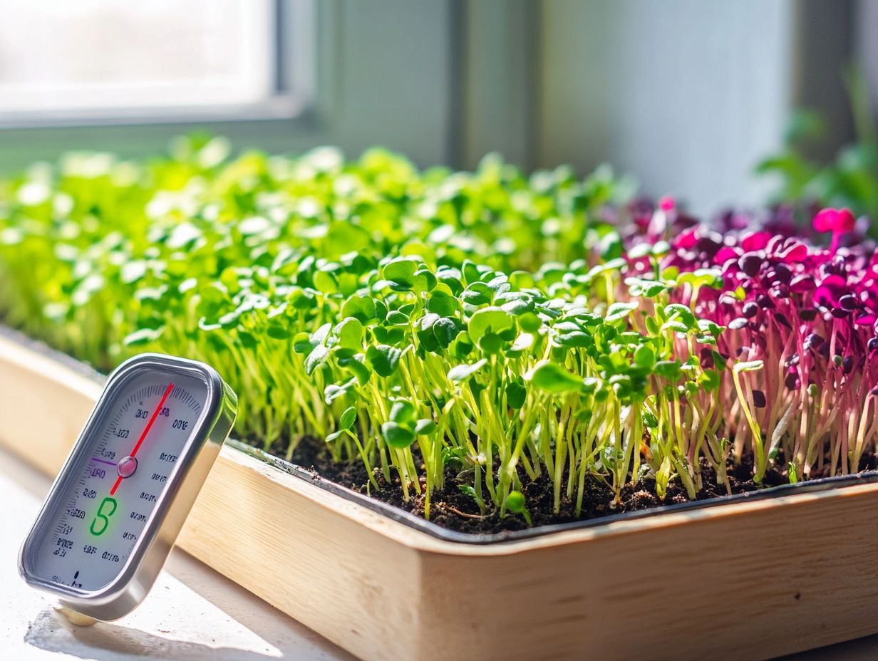 Image illustrating frequently asked questions about microgreens