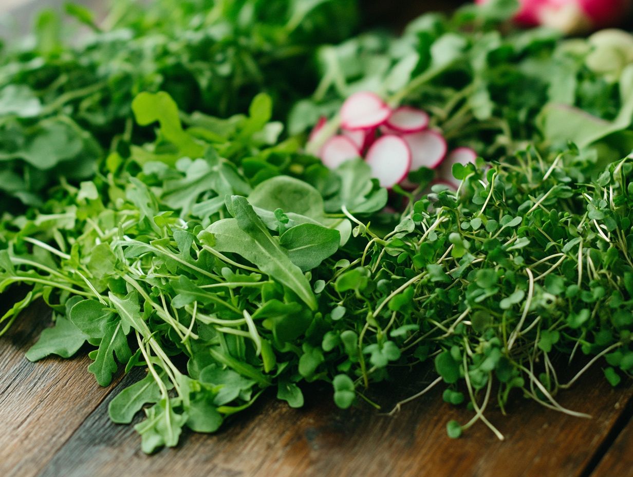 Creative ways to use microgreens in meals.