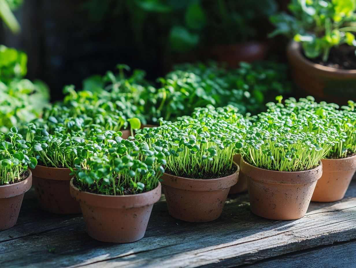 Benefits of Home Grown Microgreens